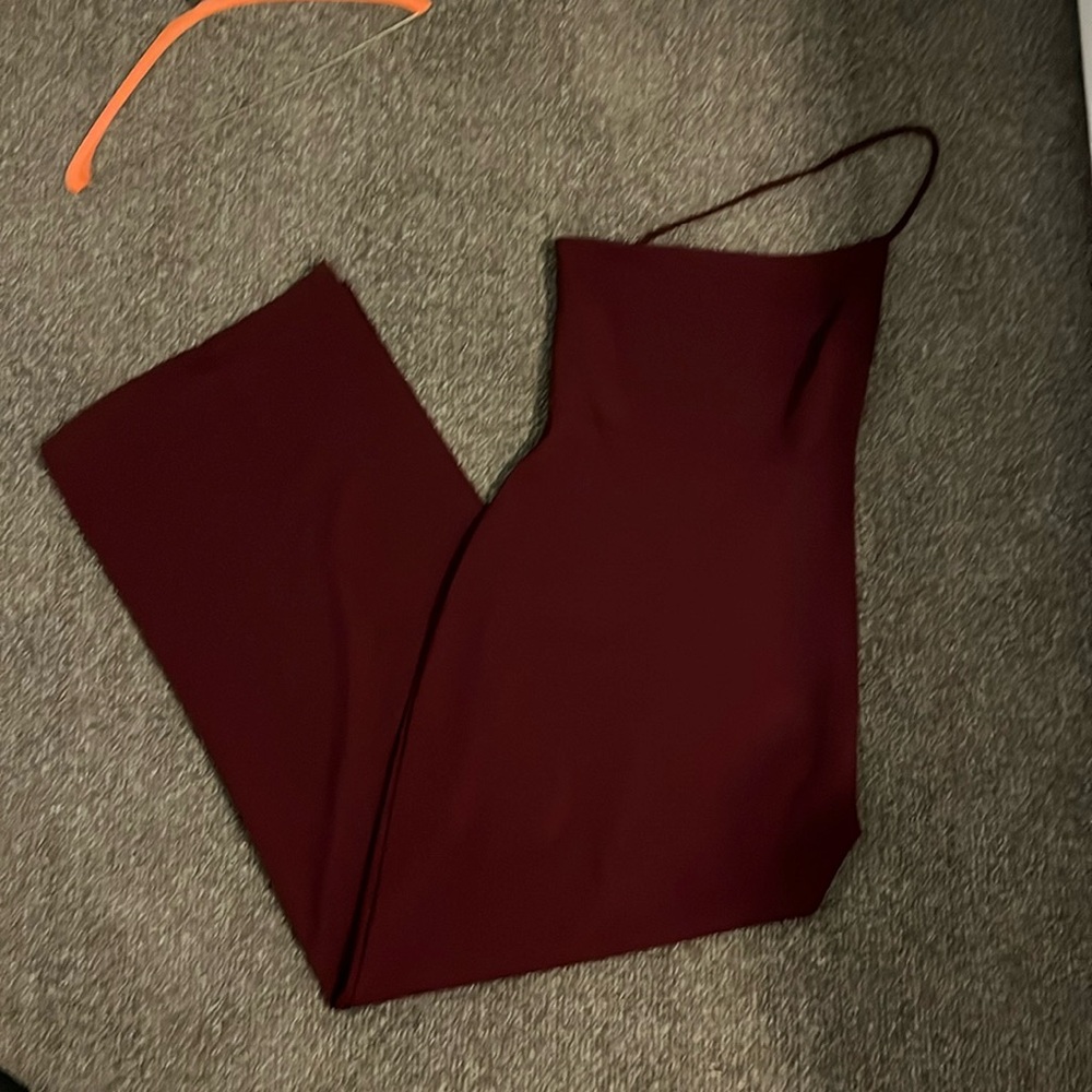 Maroon long dress